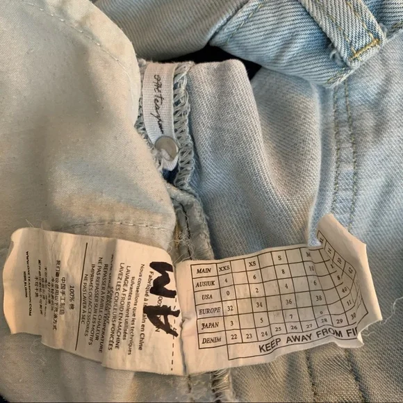 One Teaspoon Bandits Denim Shorts Sz 25 - Picture 15 of 15